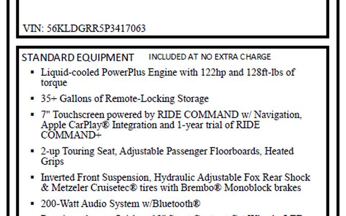 2023 Indian Motorcycle Pursuit® Limited