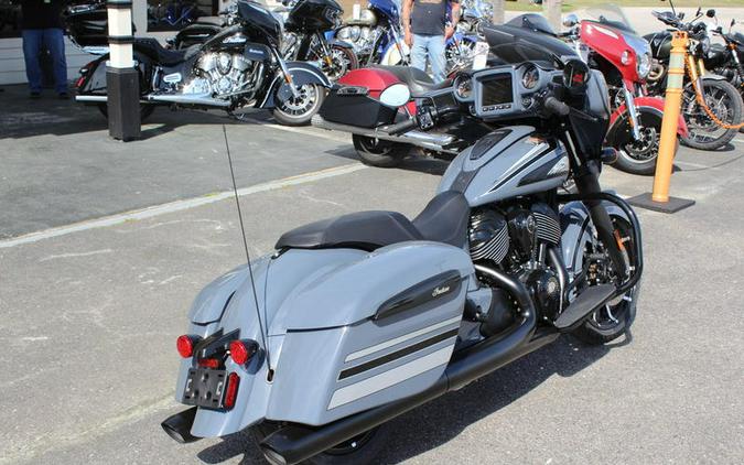 2023 Indian Motorcycle® Chieftain® Dark Horse® Icon Stealth Gray Azure Crystal