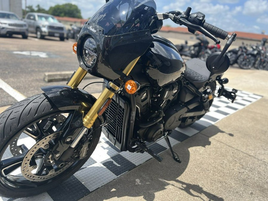 2026 Indian Motorcycle® 101 Scout® Black Crystal with Super Graphite