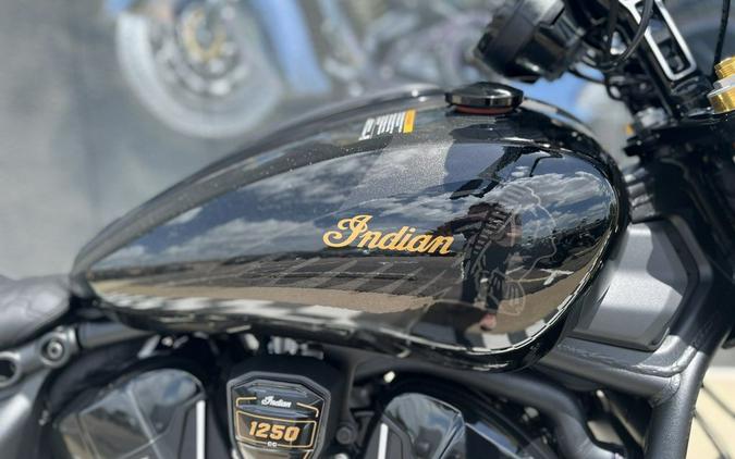 2026 Indian Motorcycle® 101 Scout® Black Crystal with Super Graphite