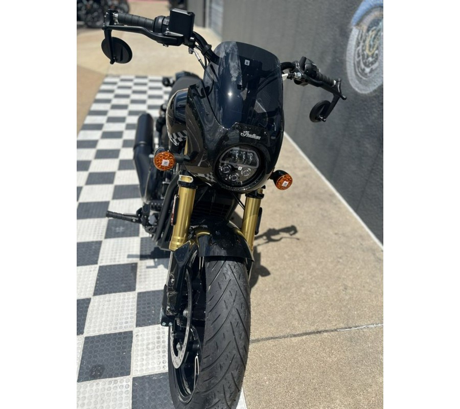 2026 Indian Motorcycle® 101 Scout® Black Crystal with Super Graphite