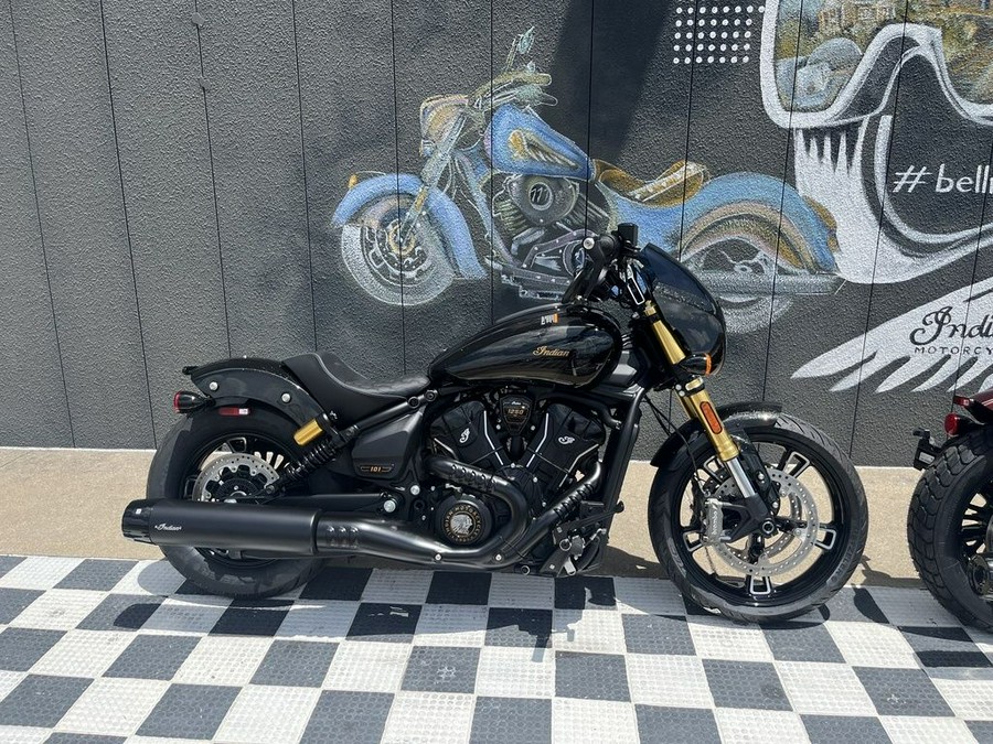 2026 Indian Motorcycle® 101 Scout® Black Crystal with Super Graphite