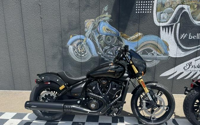 2026 Indian Motorcycle® 101 Scout® Black Crystal with Super Graphite