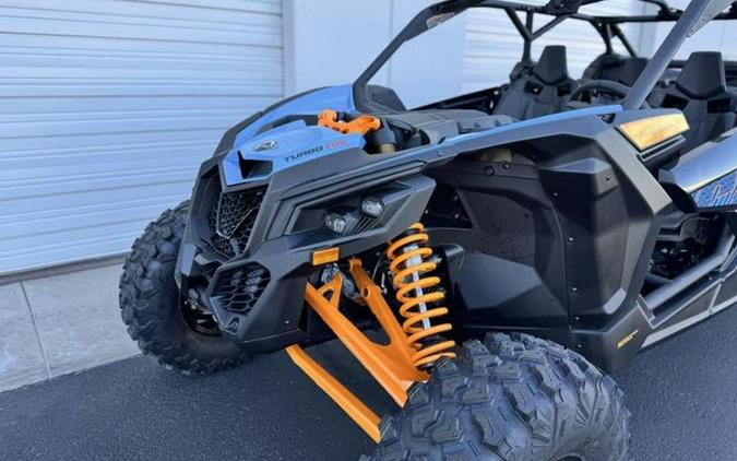 2026 Can-Am® Maverick X3 Max RS Turbo RR Scandi Blue & Orange Crush
