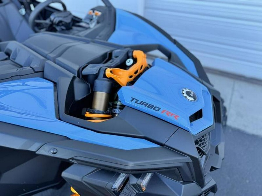 2026 Can-Am® Maverick X3 Max RS Turbo RR Scandi Blue & Orange Crush