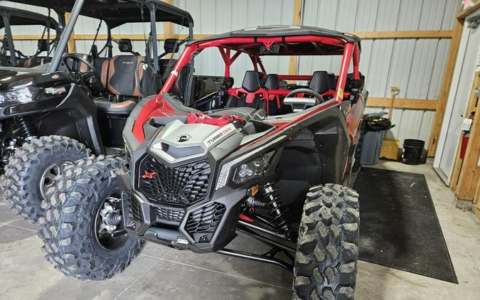 2024 Can-Am® Maverick X3 MAX X ds Turbo RR Fiery Red & Hyper Silver