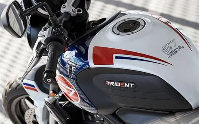 2025 Triumph Trident 660 Triple Tribute Edition