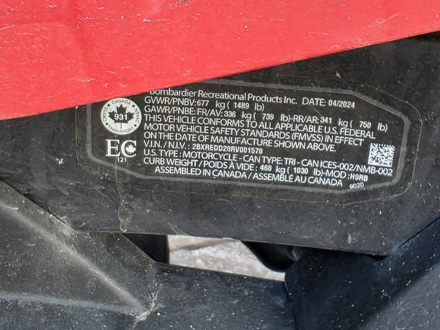 2024 Can-Am® Spyder F3