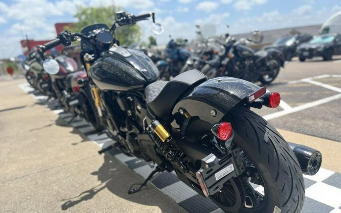 2026 Indian Motorcycle® 101 Scout® Black Crystal with Super Graphite