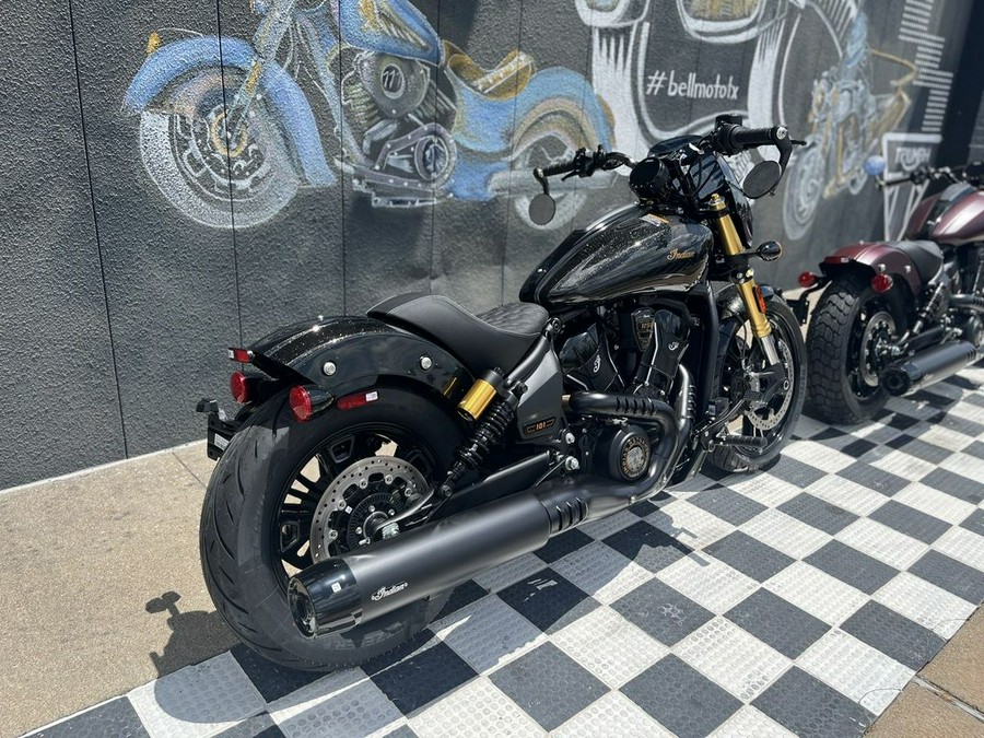 2026 Indian Motorcycle® 101 Scout® Black Crystal with Super Graphite