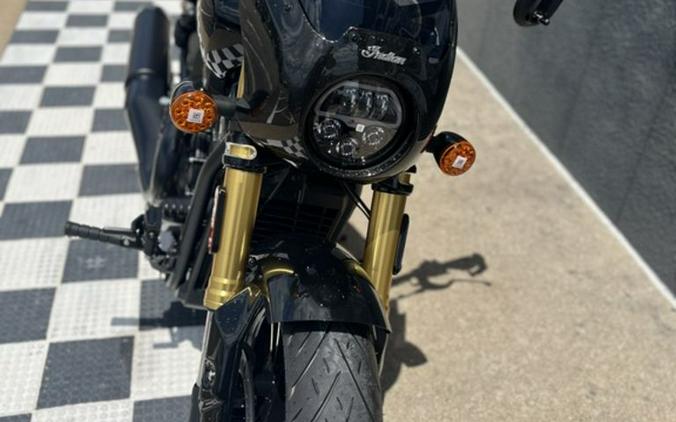 2026 Indian Motorcycle® 101 Scout® Black Crystal with Super Graphite