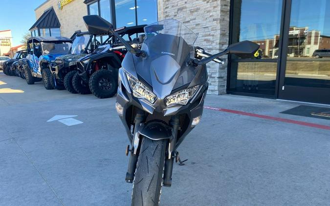 2021 Kawasaki Ninja® 650 Metallic Graphite Gray/Metallic Spark Black