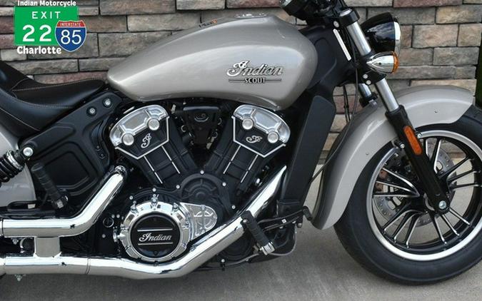 2023 Indian Scout ABS Silver Quartz Metallic