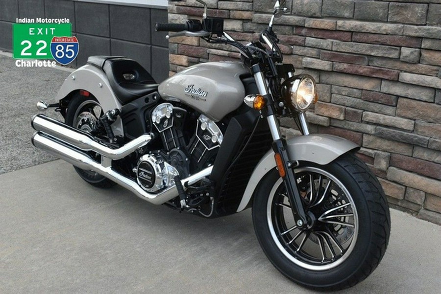 2023 Indian Scout ABS Silver Quartz Metallic