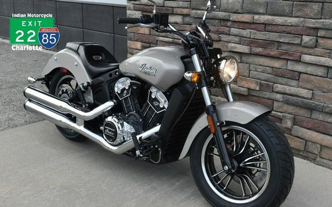 2023 Indian Scout ABS Silver Quartz Metallic