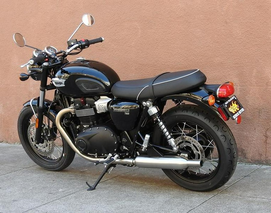 2024 Triumph Bonneville T100 Jet Black