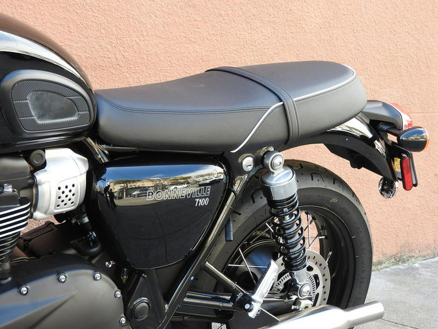 2024 Triumph Bonneville T100 Jet Black