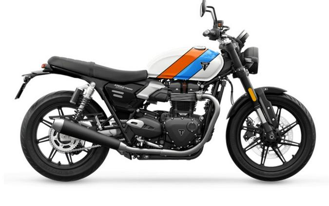 2026 Triumph Speed Twin 900 Pure White/Maui Blue/Tangerine Orange