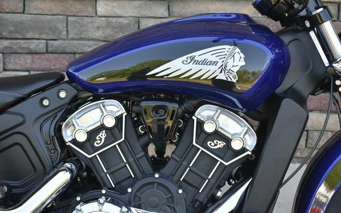 2023 Indian Scout ABS Spirit Blue MetallicBlack Metallic