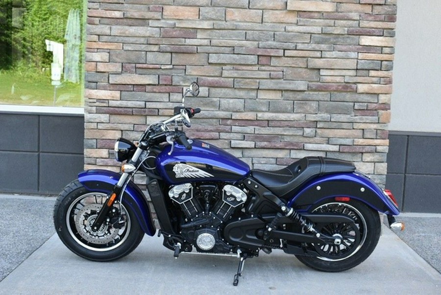 2023 Indian Scout ABS Spirit Blue MetallicBlack Metallic