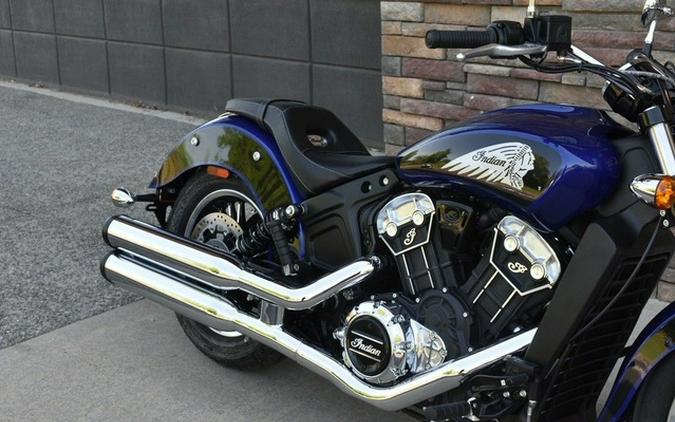 2023 Indian Scout ABS Spirit Blue MetallicBlack Metallic