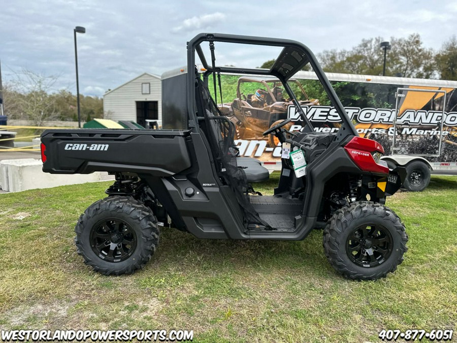 2024 Can-Am® Defender DPS HD10 Fiery Red