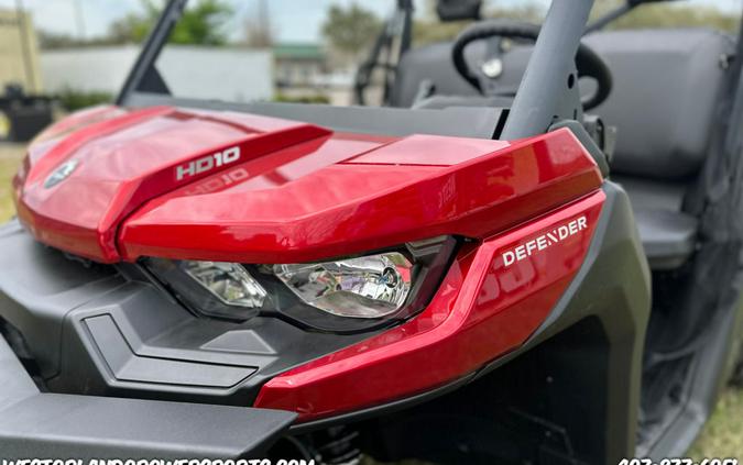 2024 Can-Am® Defender DPS HD10 Fiery Red