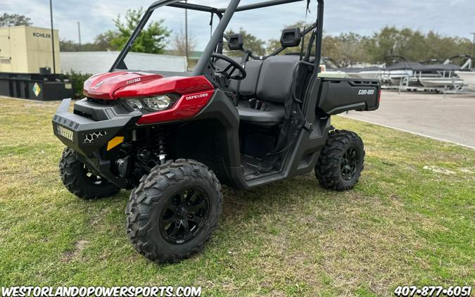 2024 Can-Am® Defender DPS HD10 Fiery Red