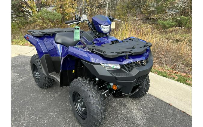 2023 Suzuki KingQuad 750AXi Power Steering + WARN 2500 WINCH & WARN 50" BLADE