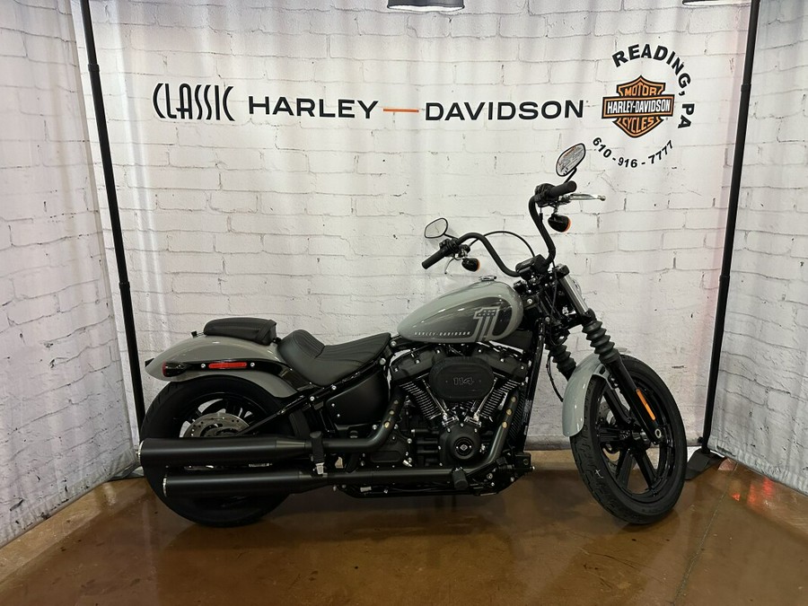 2024 Harley-Davidson Street Bob 114 FXBBS Billiard Grey