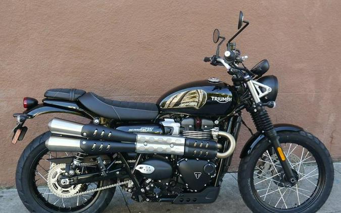 2024 Triumph Scrambler 900 Jet Black