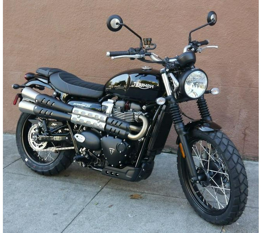 2024 Triumph Scrambler 900 Jet Black