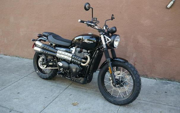 2024 Triumph Scrambler 900 Jet Black