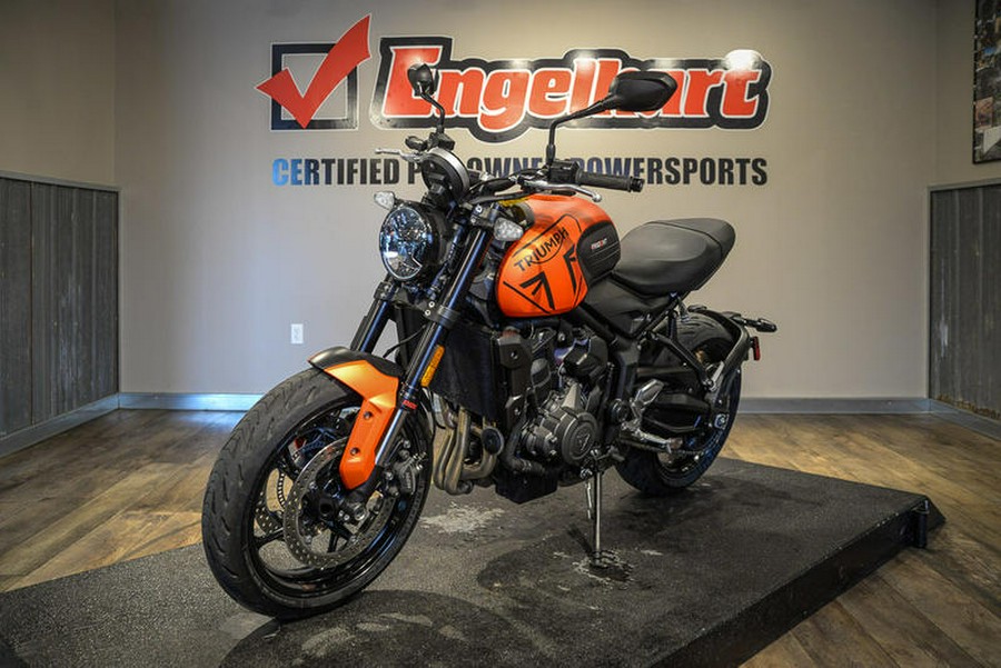 2023 Triumph Trident 660 Matte Baja Orange / Matte Storm Grey