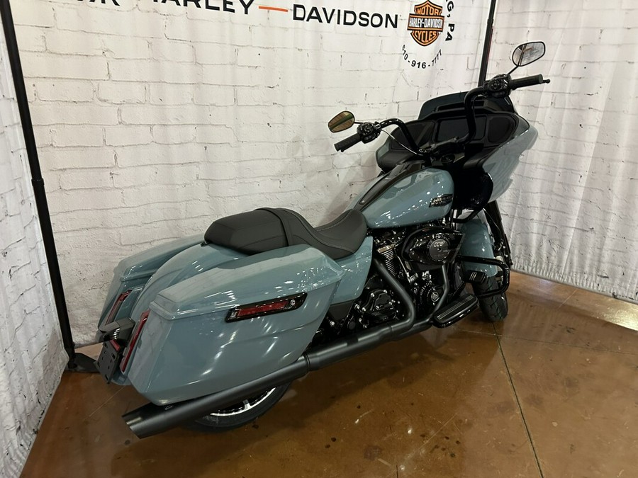 2024 Harley-Davidson Road Glide® FLTRX Sharkskin Blue – Black Finish