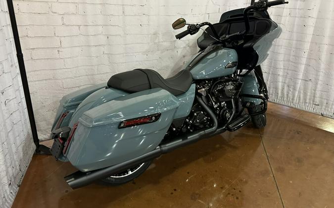 2024 Harley-Davidson Road Glide® FLTRX Sharkskin Blue – Black Finish