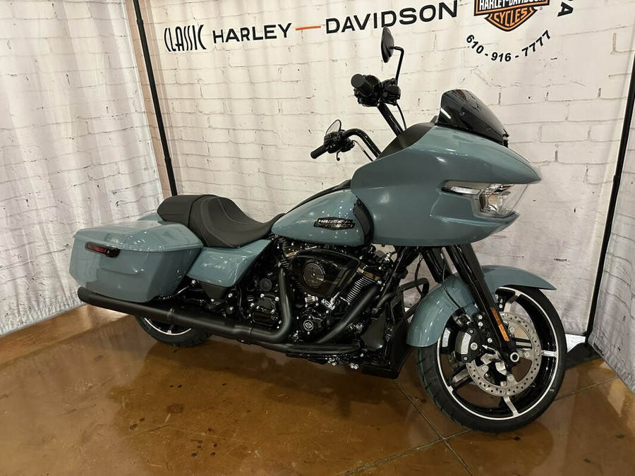 2024 Harley-Davidson Road Glide® FLTRX Sharkskin Blue – Black Finish