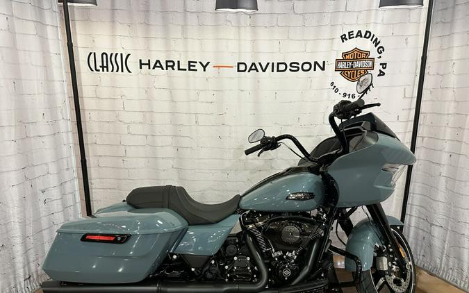 2024 Harley-Davidson Road Glide® FLTRX Sharkskin Blue – Black Finish