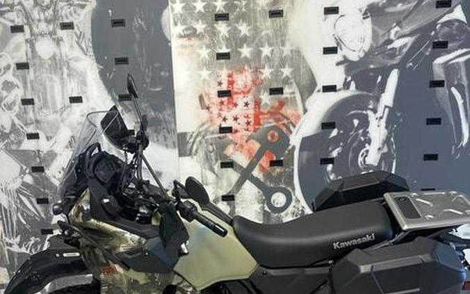 2026 Kawasaki KLR®650 Adventure ABS Cypher Camo Beige