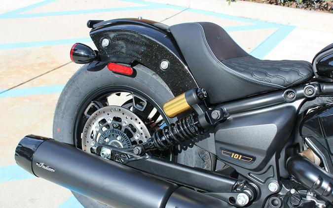 2026 Indian Motorcycle® 101 Scout® Black Crystal with Super Graphite