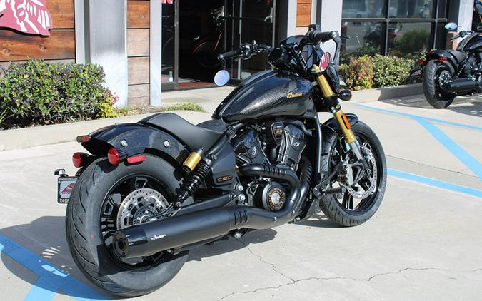 2026 Indian Motorcycle® 101 Scout® Black Crystal with Super Graphite