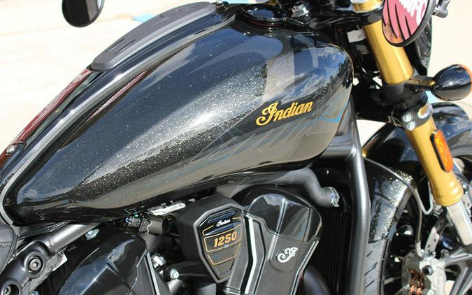 2026 Indian Motorcycle® 101 Scout® Black Crystal with Super Graphite