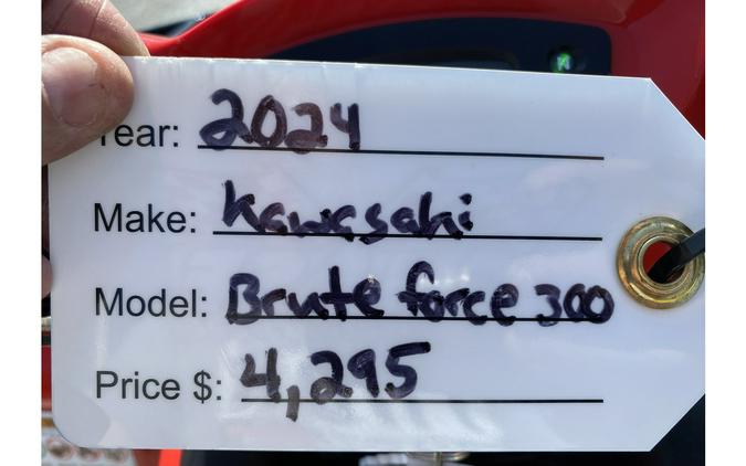 2024 Kawasaki BRUTE FORCE 300 2WD **98 MILES**