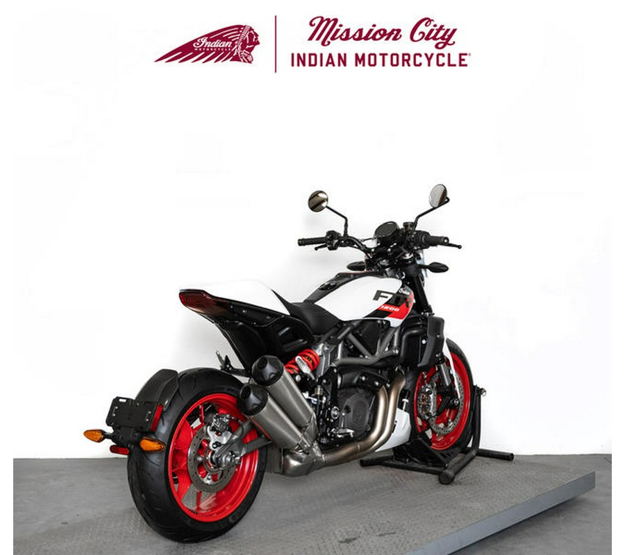 2023 Indian Motorcycle® FTR Sport White Lightning/Indy Red