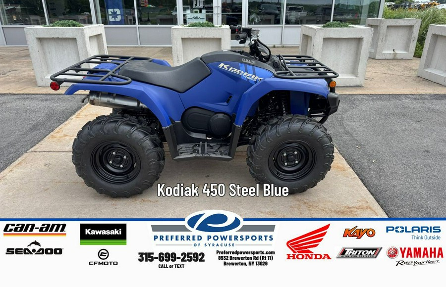 2025 Yamaha Kodiak 450 Steel Blue