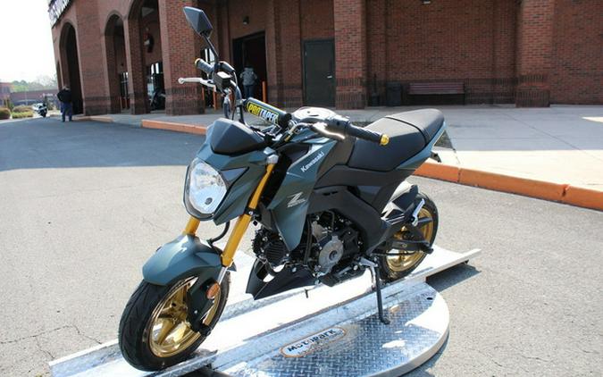 2025 Kawasaki Z125 PRO Cypher Camo Beige