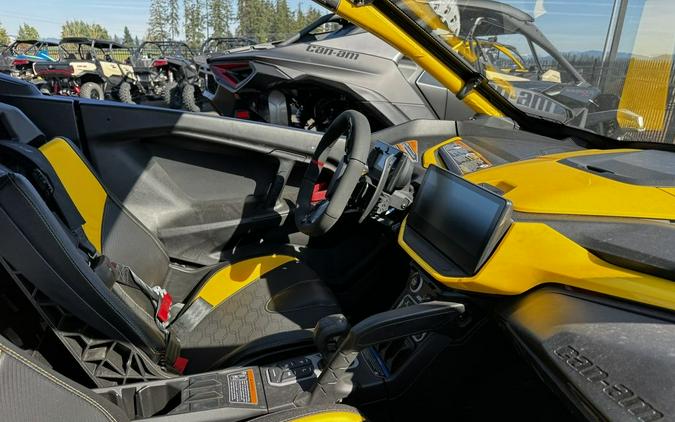 2024 Can-Am® Maverick R X RS with Smart-Shox Carbon Black & Neo Yellow