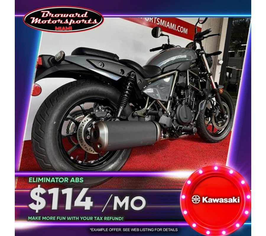 2024 Kawasaki Eliminator ABS Pearl Storm Gray