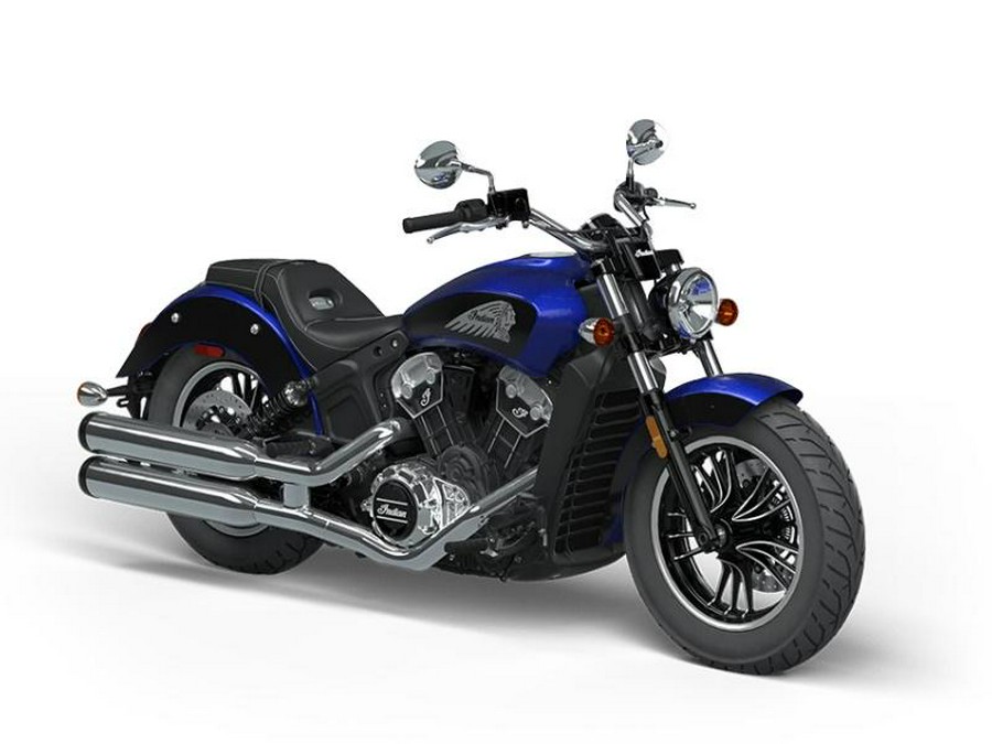 2023 Indian Motorcycle® Scout® ABS Spirit Blue Metallic/Black Metallic