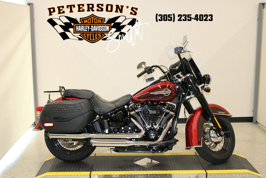 Used 2019 Harley-Davidson Heritage Softail Classic 114 FLHCS Motorcycle For Sale In Miami, Florida